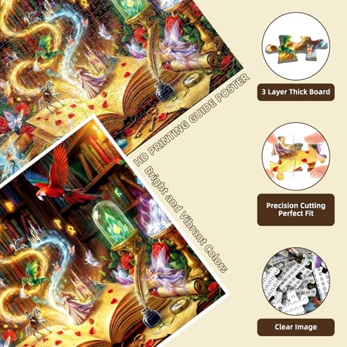 Puzzle Libro Magico 1000 Piezas Adultos 18+ Anos miniatura 2
