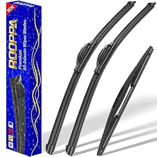 3 wipers Replacement for 2014-2018 BMW X5, Windshield Wiper Blades Original Equipment Replacement - 24"/20"/12" (Set of 3) U/J HOOK