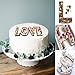 Rolin Roly 26Pcs Alphabet A-Z Cake Stencils 10Inch Letters Template Flat Plastic Cutting Alphabetic Stencil Molds Cake Decorating Mold Set for Birthday Wedding DIY Anniversary Party