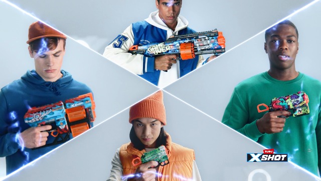 XSHOT Skins Last Stand, Graffiti, Foam Dart Blaster (16 Darts) Air