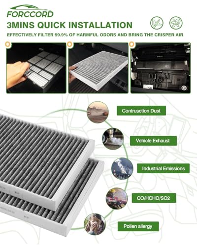 Image of 2-Pack Cabin Air Filters for 2018-25 Audi Q5, 2017-26 Q7, 2017-25 A4