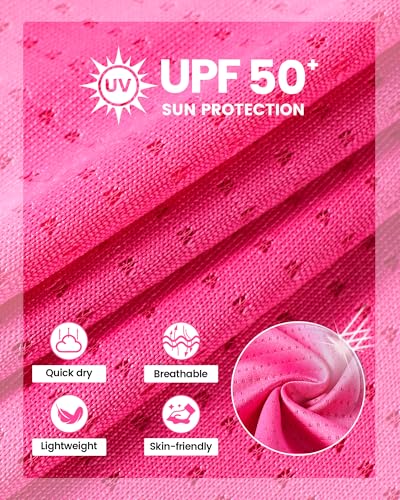 Image of Angel season Girls Board Shorts UPF 50+ Quick Dry Swimsuit Shorts Kids Breathable Bathing Suit Shorts Size 7-14