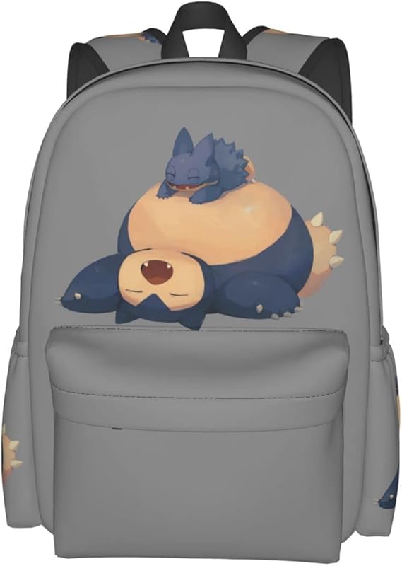 Amazon Co Jp カビゴン 2 バックパックレディースマザーバッグアダルトファッション防水大容量a4ナイロンバックポケットブラックワークトゥスクールトリップママバッグバックパックギフト シューズ バッグ