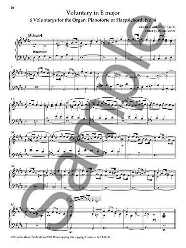 18th-century English Organ Music, Volume 4: A graded anthology (18th-century English Organ Music, 4) - Image 4