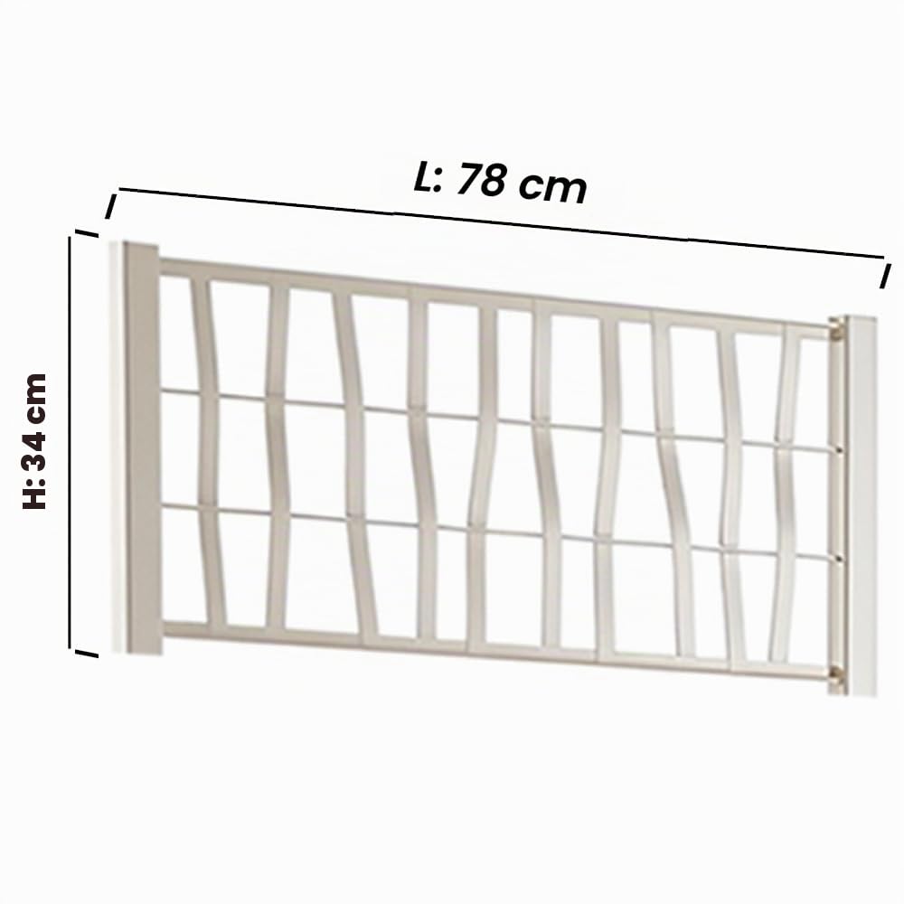 Fioriera alta cm 175 con vaso largo cm 80 Spalliera Grigliata separe' gesso graticola rampicante modulabile e componibile per Esterni Giardini Terrazze separatore ambienti locali commerciali