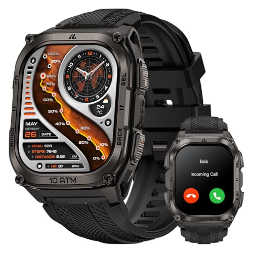 Kospet Tank M4 Reloj Inteligente Hombre Gps, Acero Inoxidable Smartwatch Hombre, Mapas Offline 10 Atm Resistente Al Agua, 1,96 Pantalla Amoled Mo Kospet Tank M4 Reloj Inteligente Hombre Gps, Acero Inoxidable Smartwatch Hombre, Mapas Offline 10 Atm Resistente Al Agua, 1,96 Pantalla Amoled Mo