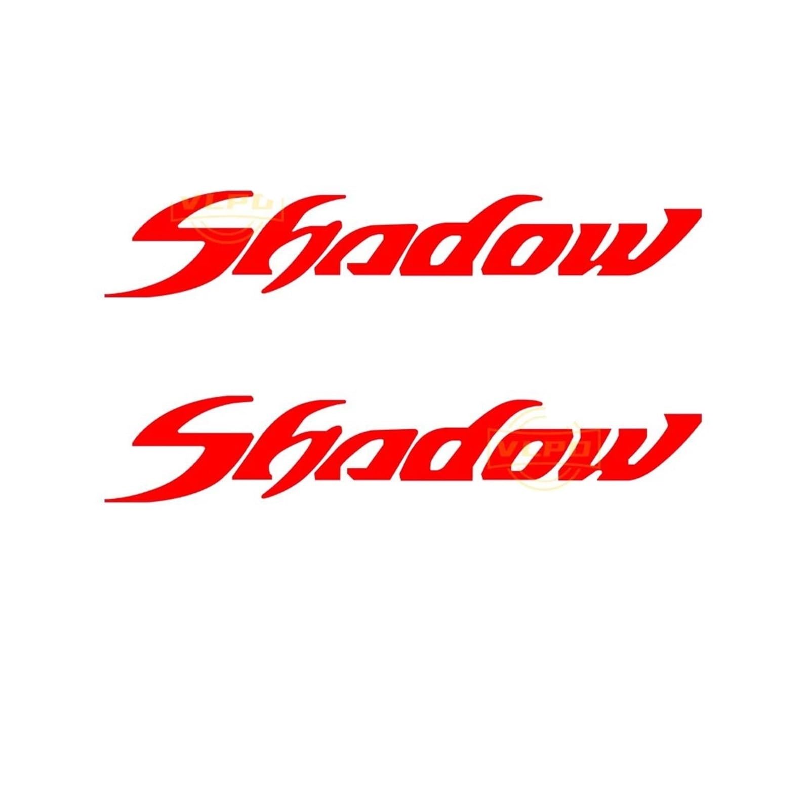 Decoration for Honda Shadow 750 VT 125 600 VT125 VT600 VT750 VT1100 1800 VTX Glow Stickers Waterproof Reflection Decals(Red)