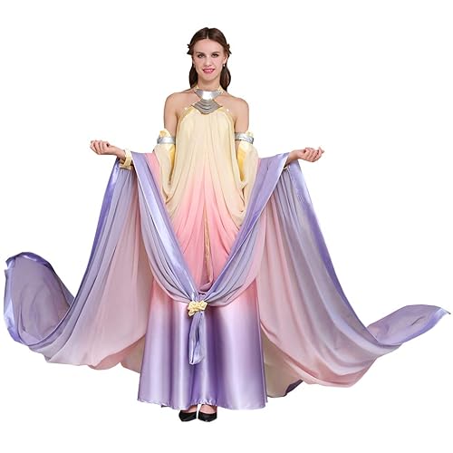 CosplayDiy Women's Dress for Queen Cosplay Costume Adult Theme Fancy Dress Gown - Small - Multicolored