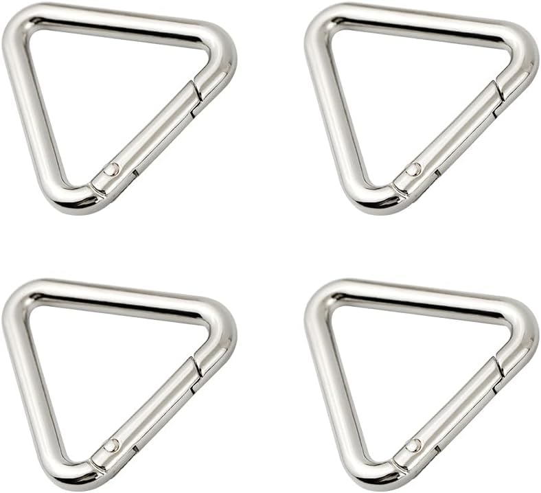 EVALUEMART Pack Of 2 Metal Triangle Ring Buckle, Triangle Jump