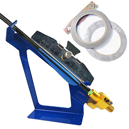 ZSHJGJR アーチェリー フレッチャー アローフレッチャー 矢 羽根 羽貼り器 羽根を貼るツール 修理用 テープを付属 ベイン アローフェザー 半完成矢 弓具 アーチェリーアクセサリー アローカッター 調整可能