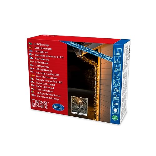 3645-800 LED catena luminosa plastica nero