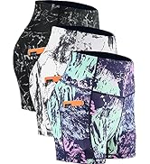 CADMUS High Waist Athletic Shorts for Womens Yoga Fitness Running Shorts with Deep Pockets