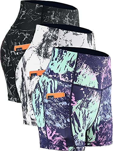 Image of CADMUS Women's 5 inch /2 inch High Waist Stretch Athletic Workout Shorts with Pocket