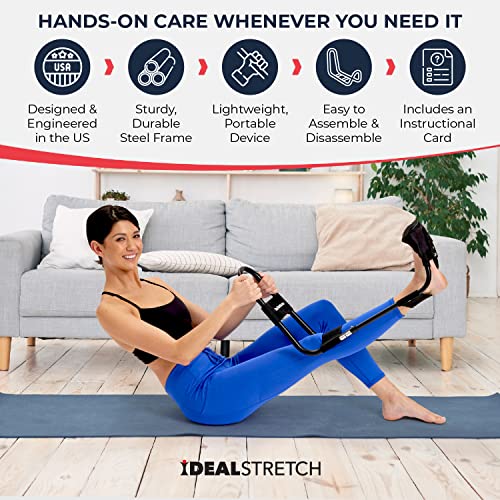Idealstretch Original Hamstring Stretcher Device - Hamstring & Calf Stretcher Reduces Pain & Provides Deep Knee Stretch #TOP3