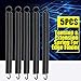 5Pcs Spring Extension Wire Dia 0.6mm OD 4mm Long 50mm Extension Tension Spring Assortment Kit for Finder Loop Extension Spring