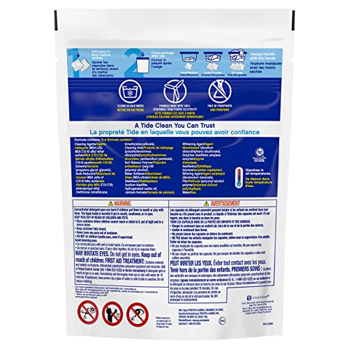 Image of Tide PODS Free & Gentle, Laundry Detergent Soap Pods, Unscented, 3 Bag Value Pack, 111 Count, HE Compatible