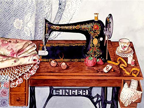 Kit Point de Croix Idée Cadeau Broderie Créative Machine à Coudre
