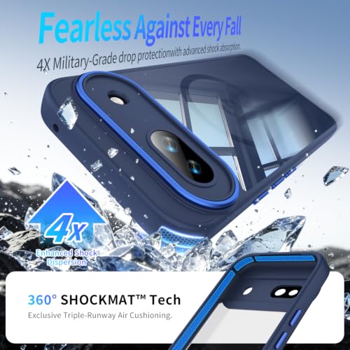 Image of Magnetic Case with Clear Back for Google Pixel 8a, Fit for MagSafe