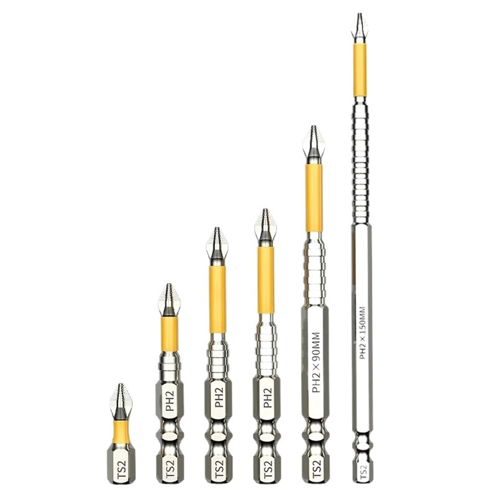 Embout De Tournevis Magnétique Antidérapant PH2 (Phillips)