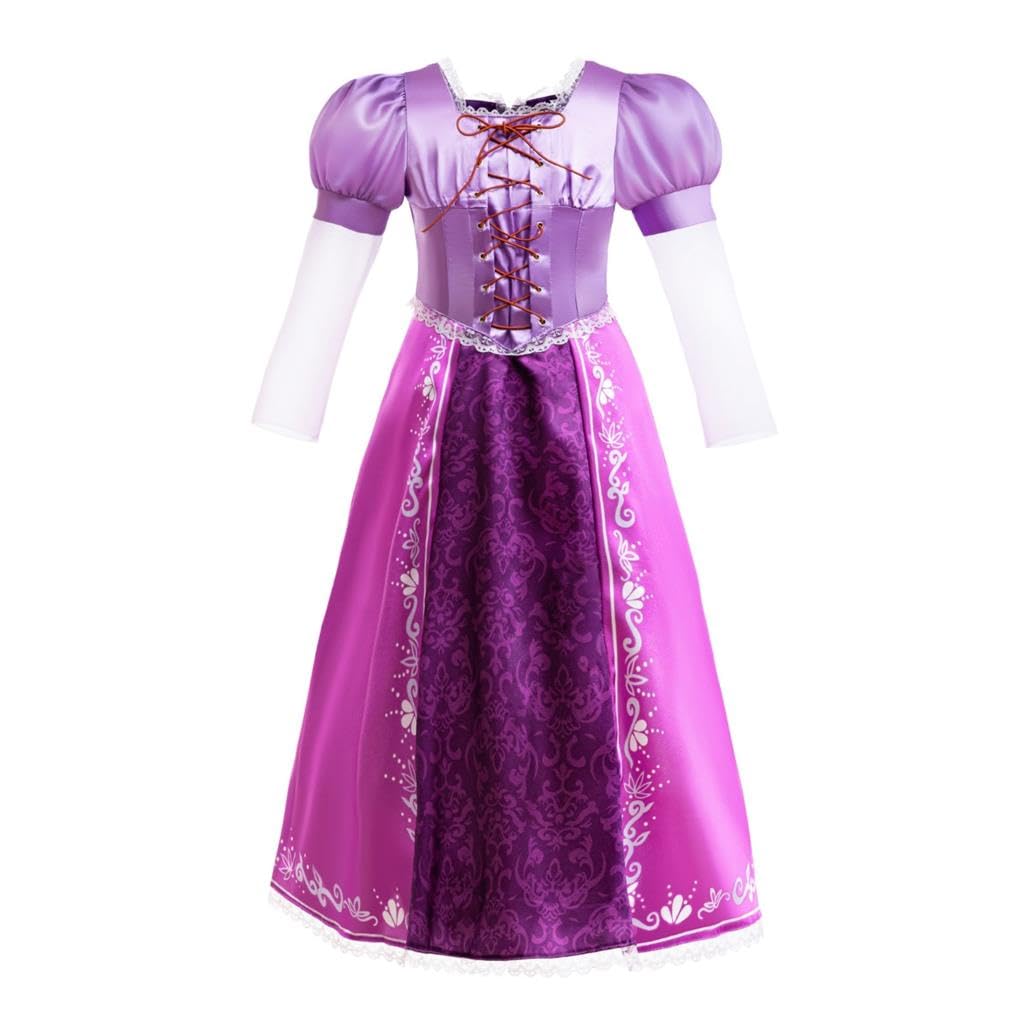 Lito Angels Princess Rapunzel Fancy Dress Up Costume Birthday Party Purple Gown for Kids Girls Age 15-16 Years