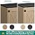 YITAHOME Outdoor Horizontal Storage Shed with X-Shaped Lockable Door, 35 Cu Ft Weather Resistant Resin Tool Shed w/o Shelf, Ideal for Bike, Trash Cans, Garden Tools, Lawn Mowers, Brown
