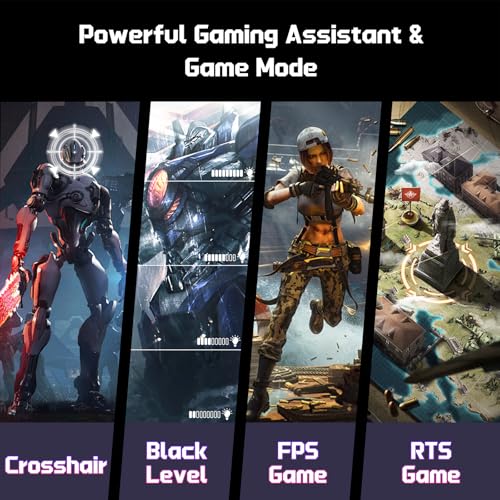 Image of Hikers 27 Inch 240Hz Curved Gaming Monitor, FHD 1080P Computer Monitor 4000:1 Contrast Ratio Fast VA with MPRT 1ms, 130% sRGB 1500R HDMI DP VESA 100x100, (G27H1F, One HDMI Cable Included)