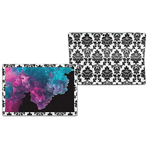 Image of MightySkins Carbon Fiber Skin for Microsoft Surface Pro 6 - Vintage Damask | Protective, Durable Textured Carbon Fiber Finish | Easy to Apply, Remove, and Change Styles | Made in The USA