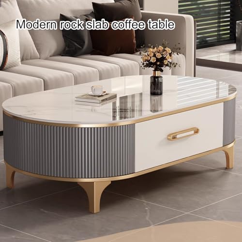 Table basse moderne ovale : la solution design pour un salon chaleureux - 3