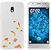 Produktbild PhoneNatic Case kompatibel mit Samsung Galaxy J3 2017 Silikon-Hülle Herbst Blätter/Leaves M1