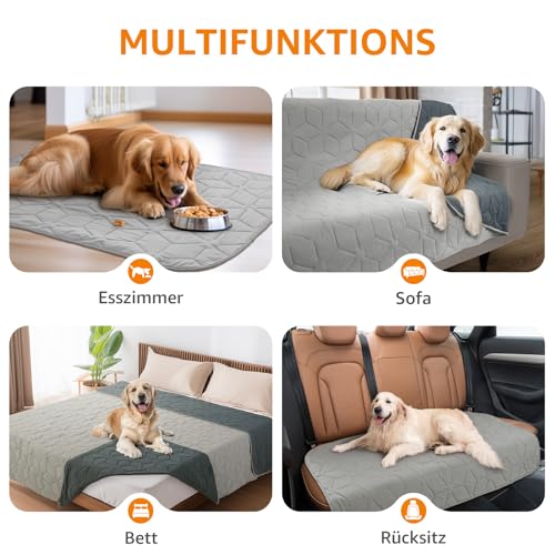 PICK FOR LIFE Hundedecke wasserdichte Große Hunde Decke Waschbare Hundedecke Outdoor 97x190cm