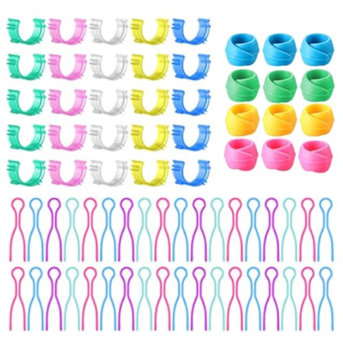 100PCS Pinces à Canette Porte Canette Couture Colorés Pinces à Bobines,Pinces à Canette de Couture,Canette Machine a Coudre Bobines Accessoire Couture 3...