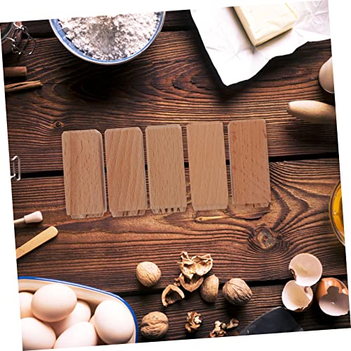 Set de 5 sellos de madera para repostería creativa miniatura 3