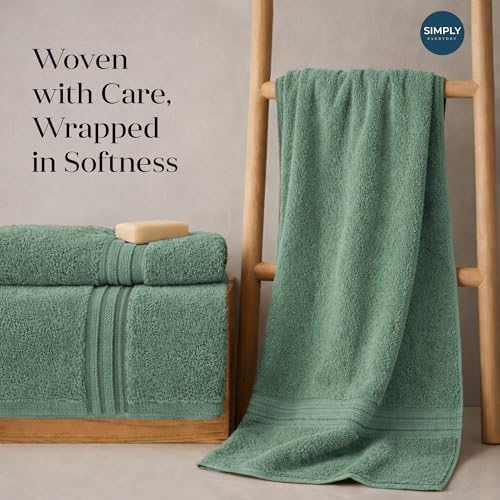 Image of Jasmine Quick Dry, Super Absorbent, Soft Beach, Bath & Sports Towel, Teal, 70 x 140cm, 350GSM