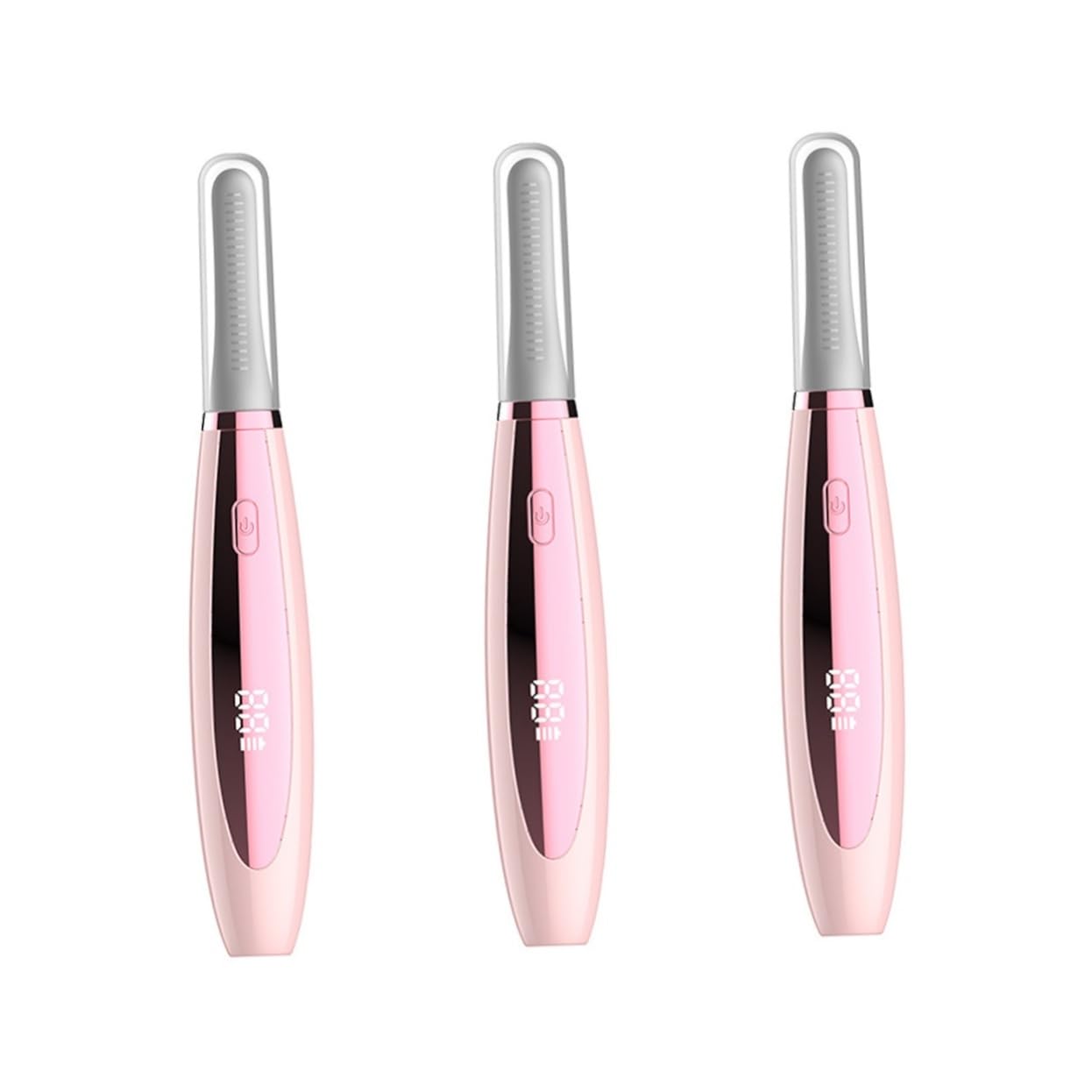 FRCOLOR 3piezas Rizador De Pestañas Eléctrico Calefacción Curling Para Maquillaje Herramienta De Para Mujeres y Diseño Portátil
