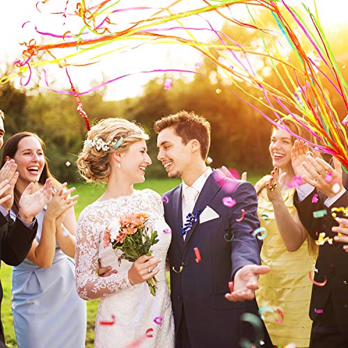 Meekoo MEEKOO-PARTY FAVORS-01 10 Pieces Throw Streamers No Mess Confetti Crackers Poppers thumb #2