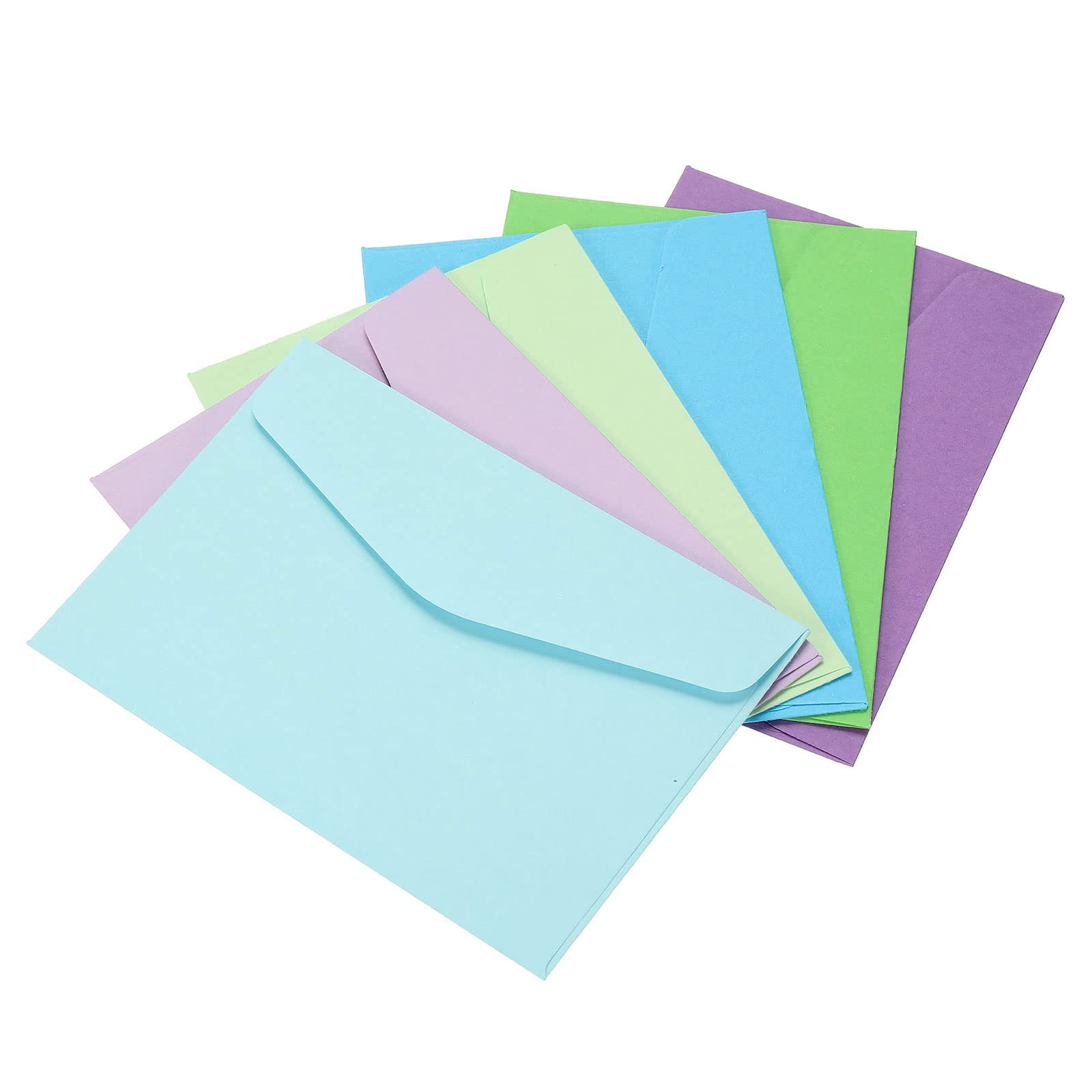 YOKIVE 60 Pack Envelopes for Invitation Business Greeting Note, Light Green, Green, Light Blue, Blue, Light Purple, Purple