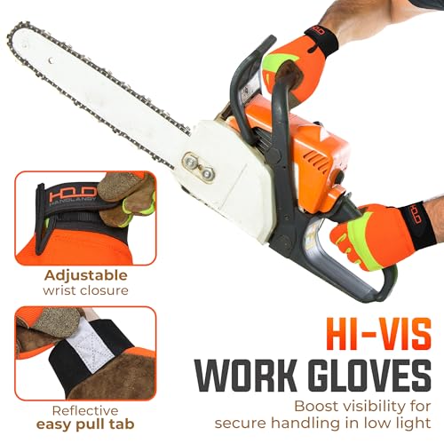HANDLANDY Chainsaw Gloves Touchscreen