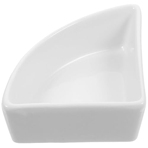 Ceramic Guinea Pig Feeding Bowl - Spill Design, Small Hamster