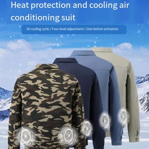 Kuchofuku, Kuchofuku Air-Conditioned Work Jacket, Electric Cooling Air Jacket Vest Cool, Jackets with Cooling Fans3