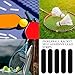Siutaga 20 Pack Hat Reducing Tape, Pickleball Lead Tape for Women and Men Hat Size Reducer Foam Reducing Tape for Hats and Caps Paddle Edge Guard, Increase Power and Swing Speed (Black)