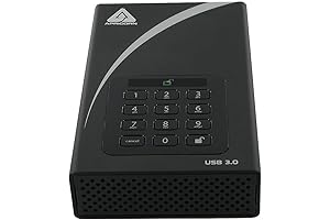 Aegis Padlock DT 6TB USB 3 Hard Drive with 256-Bit Encryption