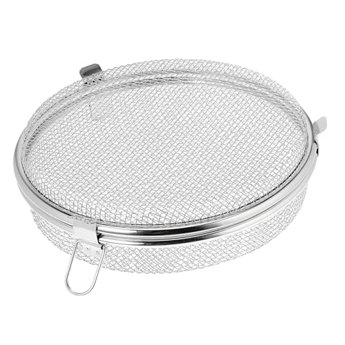 DECOMELODY ステンレス製食洗機用ラウンドメッシュバスケット 丸型収納バスケット カトラリー入れ キッチン用耐久型食器整理ネット