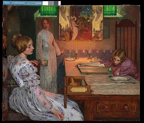 Impression Tableaux la fin du jour Frederick Cayley Robinson - Peinture Poster Graffiti 60x90