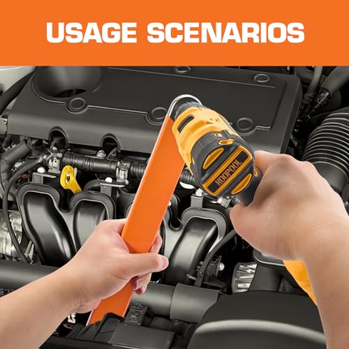 Image of KOOPOOL Offset Extension Wrench, Impact Ready Wrench Extender, with 1 /2 inch, 1 /4 inch and 3 /8 inch Square Drive Adapters, Universal Extensions Wrench for Tight Place