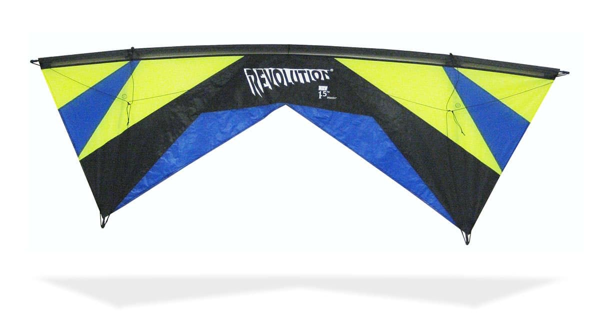 Revolution Kites - Kite Reflex Experience, EXP Lim/Blu, Lime/Blue/Black