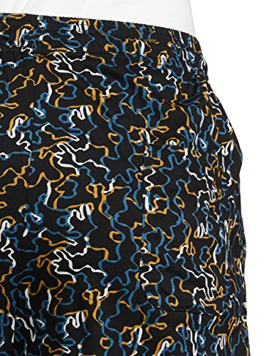 Image of Bumchums Men Mercerised Printed Knee Length Cotton Bermuda Shorts with One Side Zip Pocket, Pack of 1