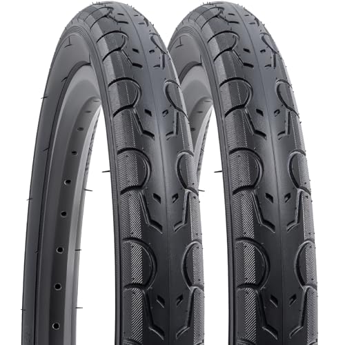 YUNSCM 2-PCS 16' Road Bike Tires 16x1.75 47-305 Compatible with Road/Stroller/Kid Bike Tires 16x1.75 Bicycle Tires (Y-1280)