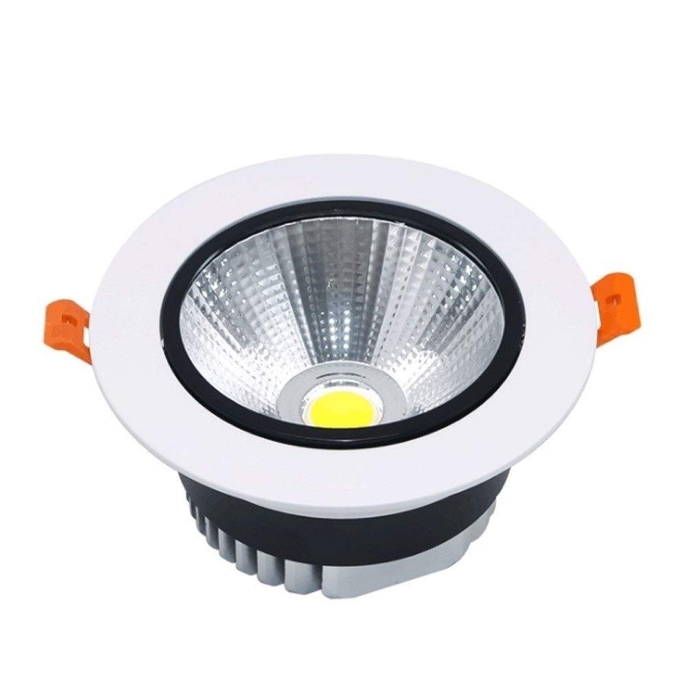 Faretti da Incasso a LED in Alluminio da Incasso a soffitto Faretti Rotondi Faretti da soffitto Lampade a Risparmio energetico orientabili per Cucina Bagno Camera da Letto Soggiorno Ted