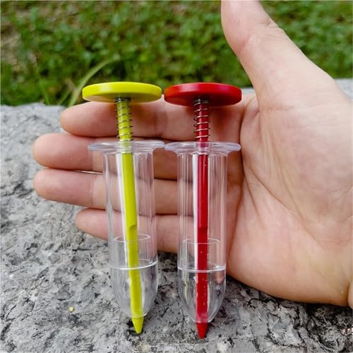 Dispensador manual de semillas 10 piezas rojo miniatura 6