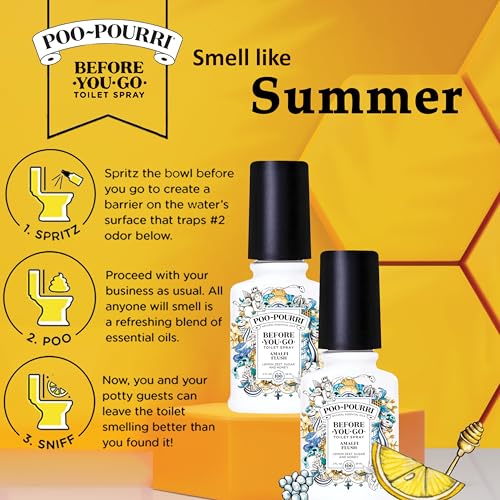 Image of Poo Pourri Original Before You Go Spray 2 oz Amalfi Flush - 2 Pack